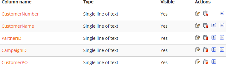 Import Columns